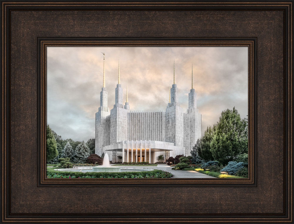 Washington DC Temple - Chrome Series by Robert A Boyd