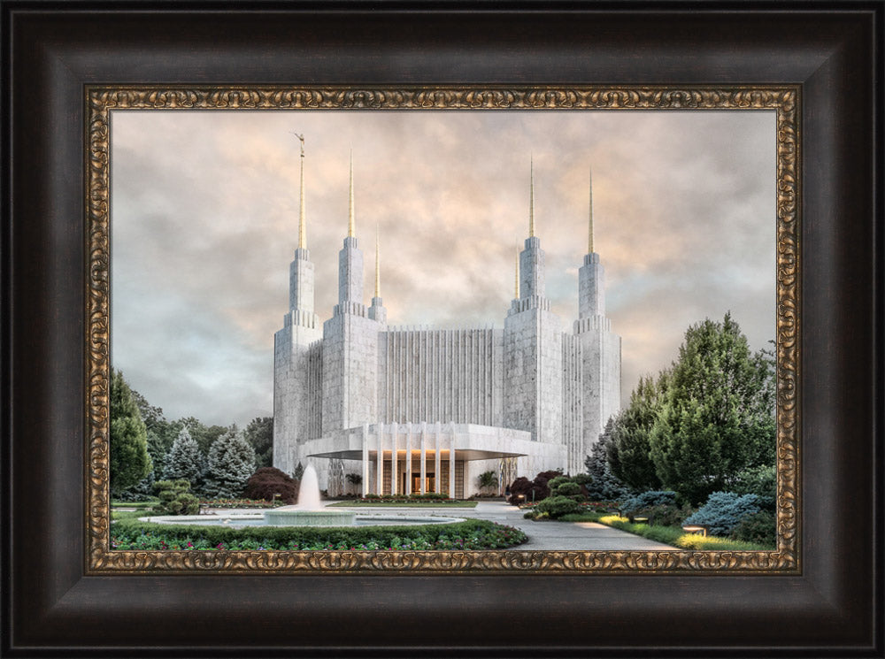 Washington DC Temple - Chrome Series by Robert A Boyd