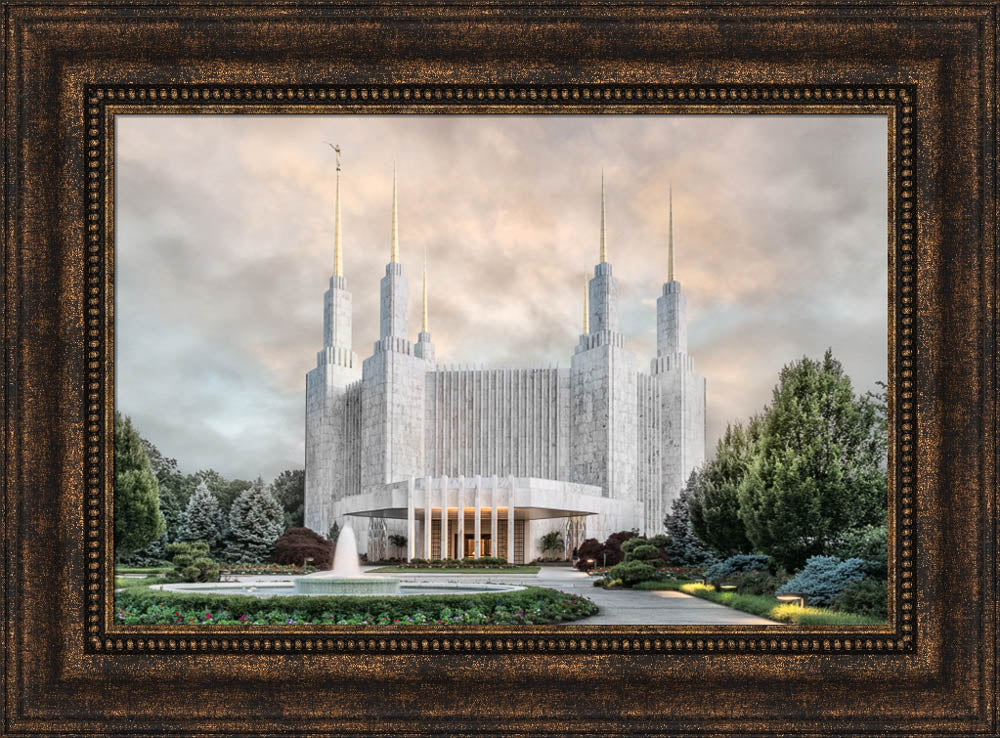Washington DC Temple - Chrome Series by Robert A Boyd
