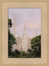 Washington DC Temple - Side Textured by Robert A Boyd