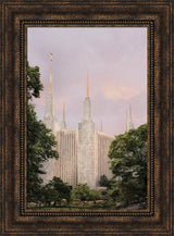 Washington DC Temple - Side Textured by Robert A Boyd