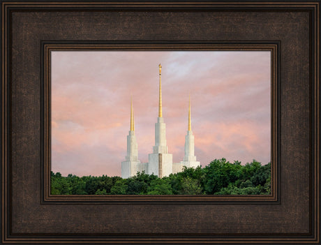 Washington DC Temple - Spires by Robert A Boyd