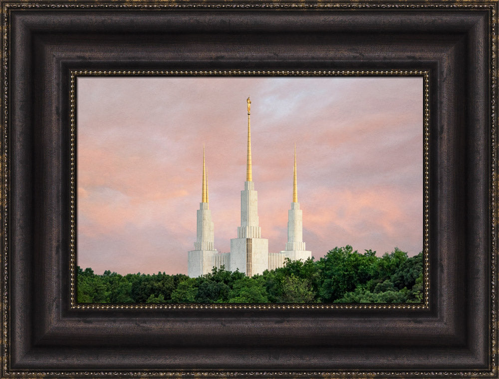 Washington DC Temple - Spires by Robert A Boyd