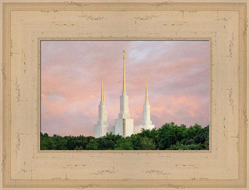 Washington DC Temple - Spires by Robert A Boyd