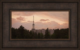 Seattle Temple - Sunset Panoramic by Robert A Boyd