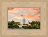 Seattle Temple - Sunset by Robert A Boyd