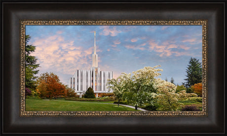 Seattle Temple - Morning by Robert A Boyd