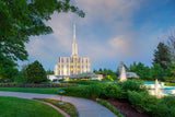 Seattle Temple - Fountains by Robert A Boyd