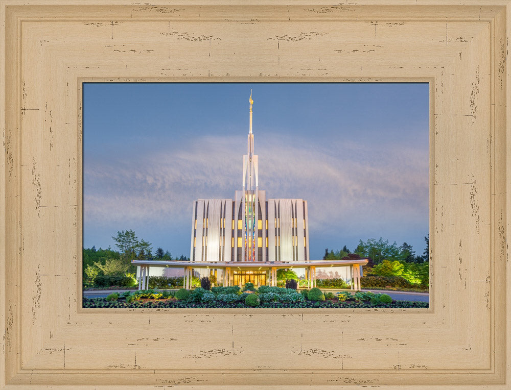 Seattle Temple - Welcome to the Temple by Robert A Boyd