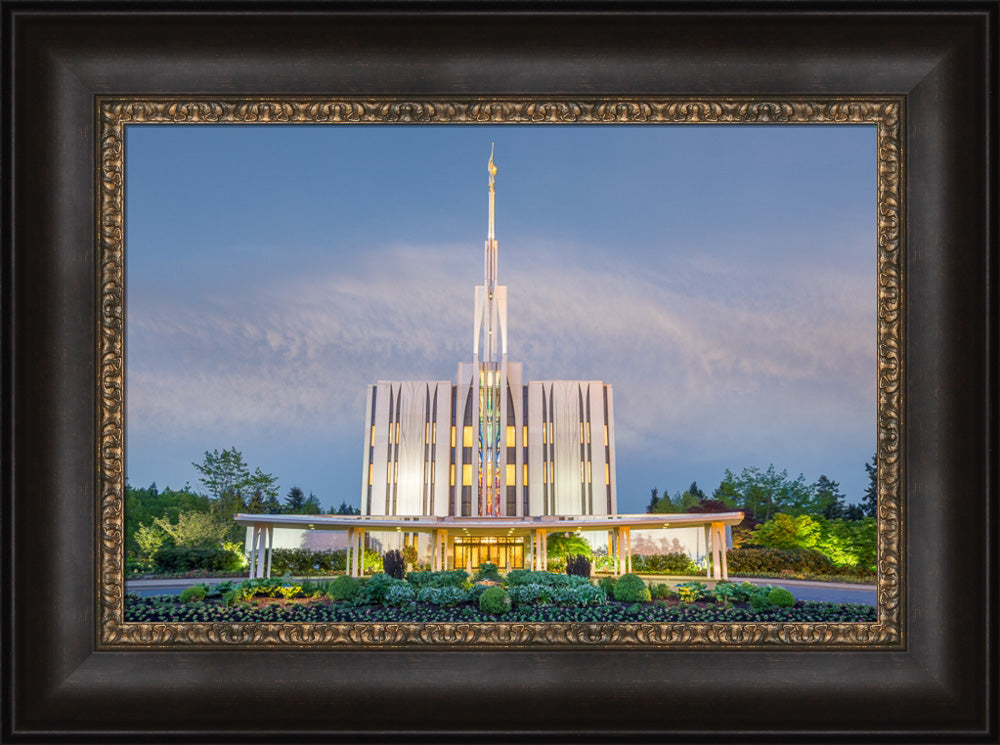 Seattle Temple - Welcome to the Temple by Robert A Boyd