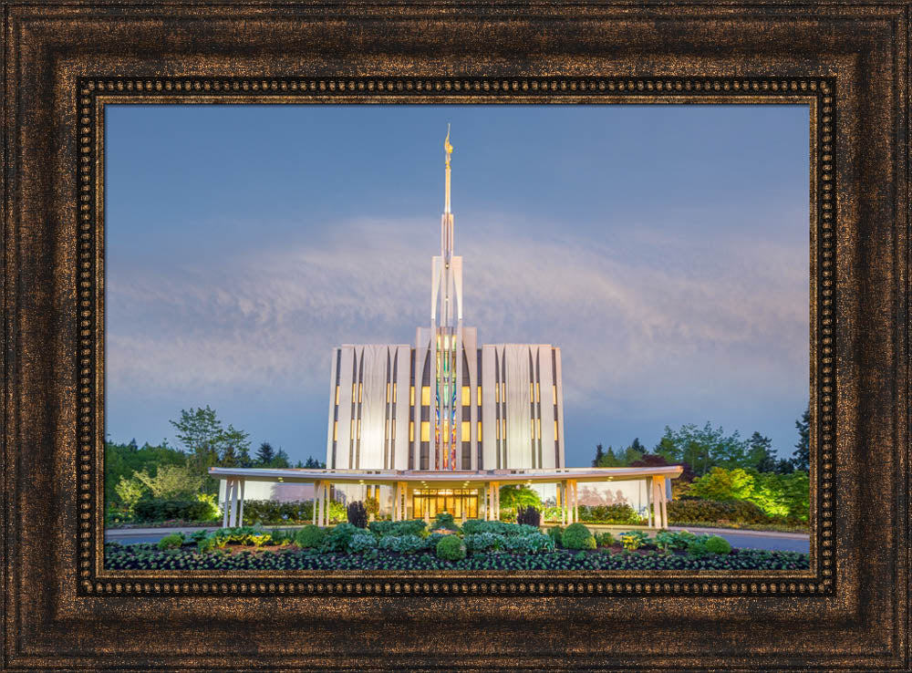 Seattle Temple - Welcome to the Temple by Robert A Boyd