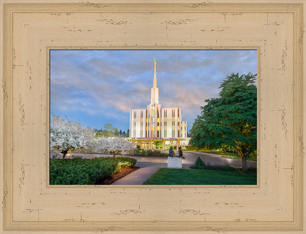 Seattle Temple - Garden Path by Robert A Boyd