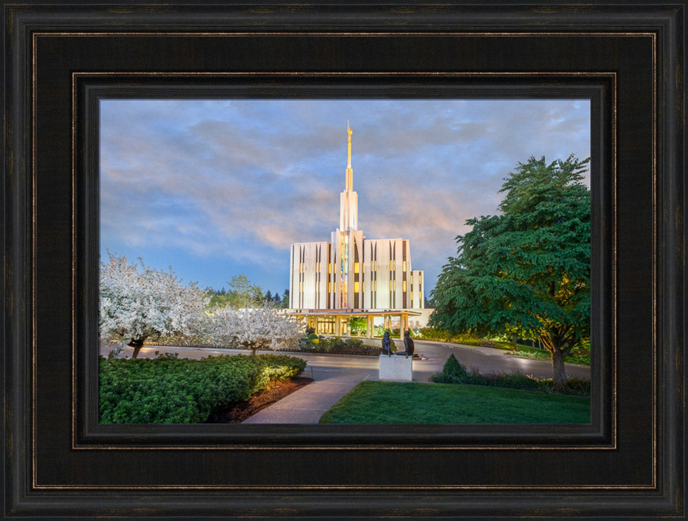 Seattle Temple - Garden Path by Robert A Boyd