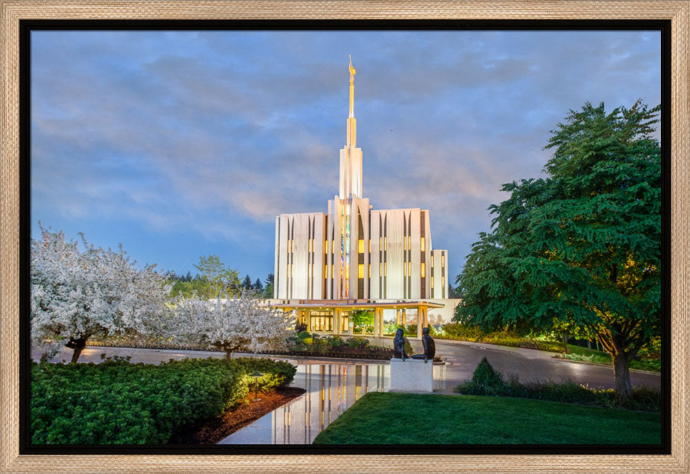 Seattle Temple- Covenant Path by Robert A Boyd