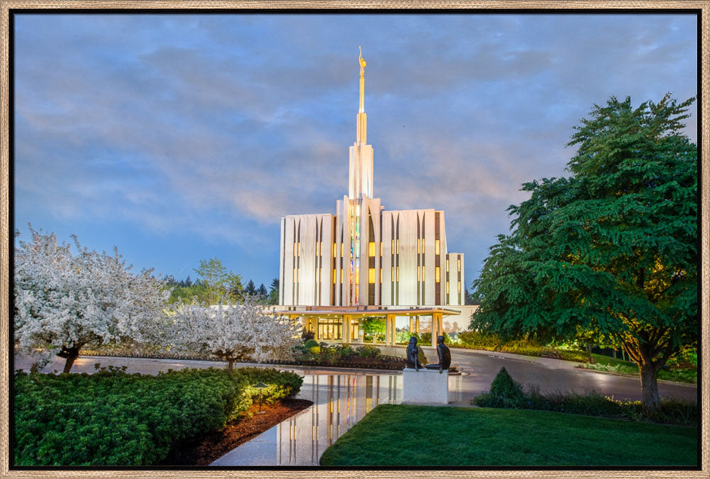 Seattle Temple- Covenant Path by Robert A Boyd