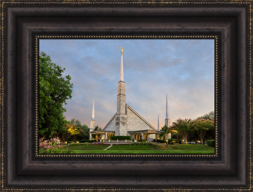 Dallas Temple - Morning Calm by Robert A Boyd