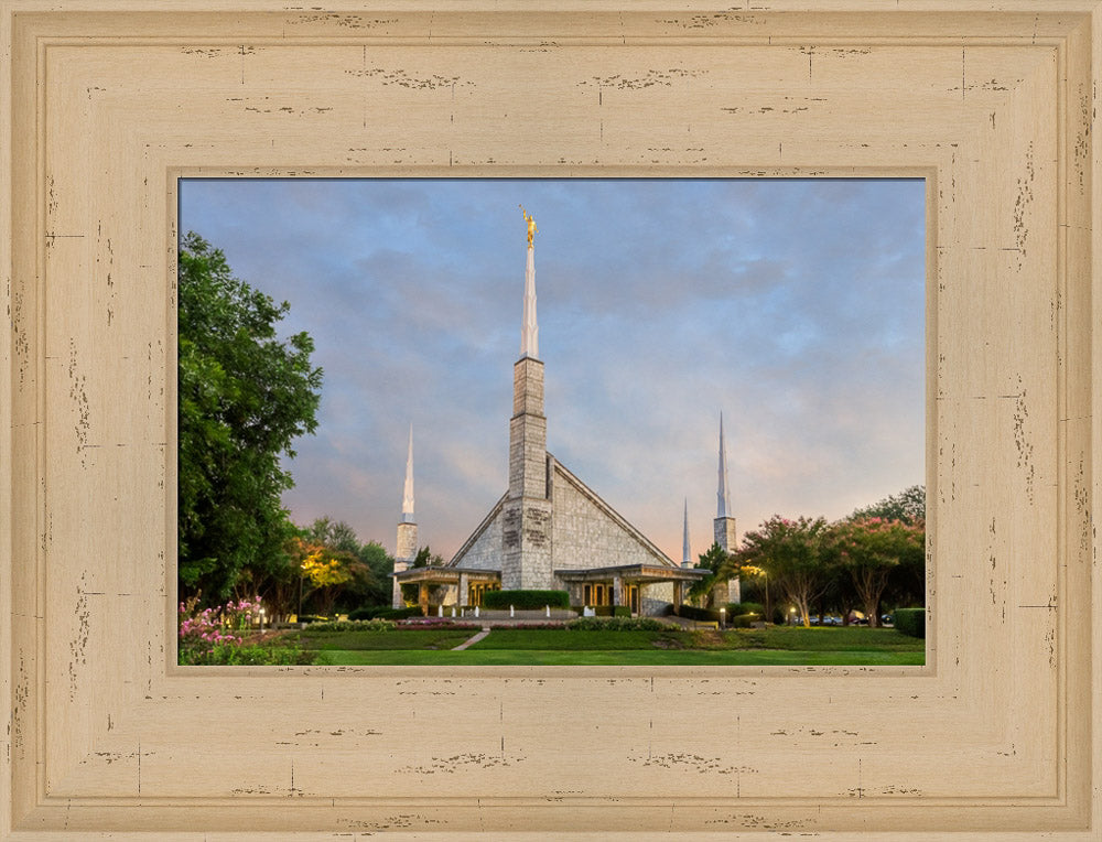 Dallas Temple - Morning Calm by Robert A Boyd