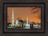 Chicago Temple - Evening Glow by Robert A Boyd