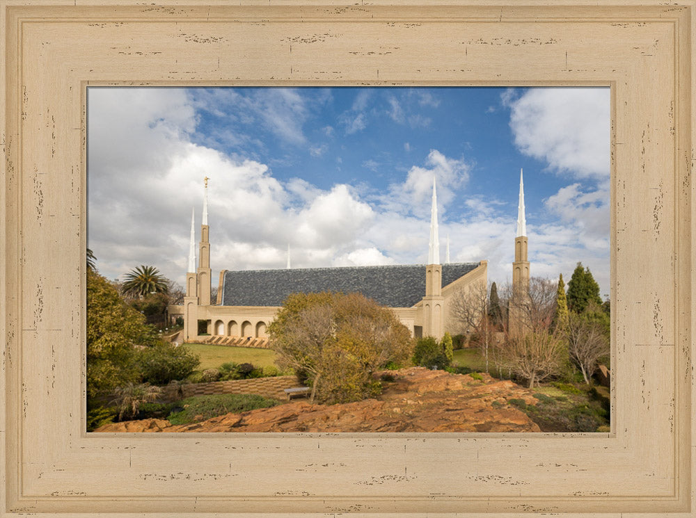 Johannesberg Temple - Trees by Robert A Boyd