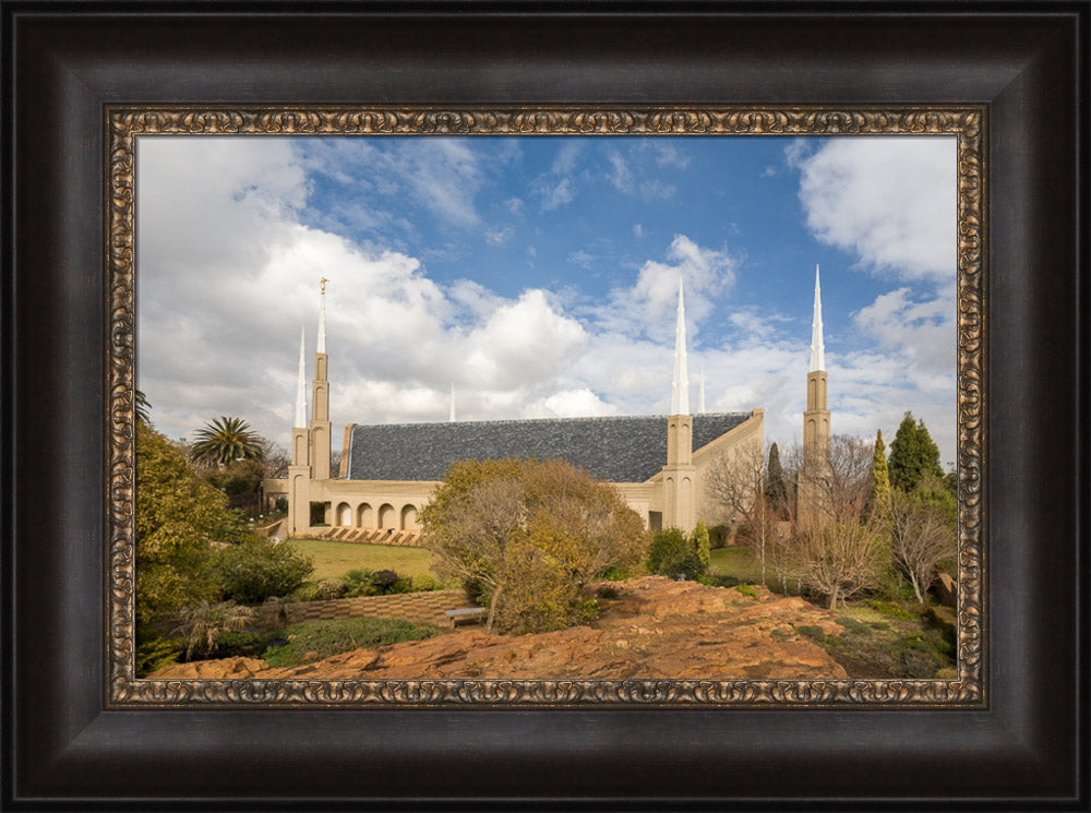 Johannesberg Temple - Trees by Robert A Boyd