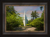 Portland Temple - Springtime by Robert A Boyd