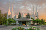 Portland Temple - Eventide by Robert A Boyd