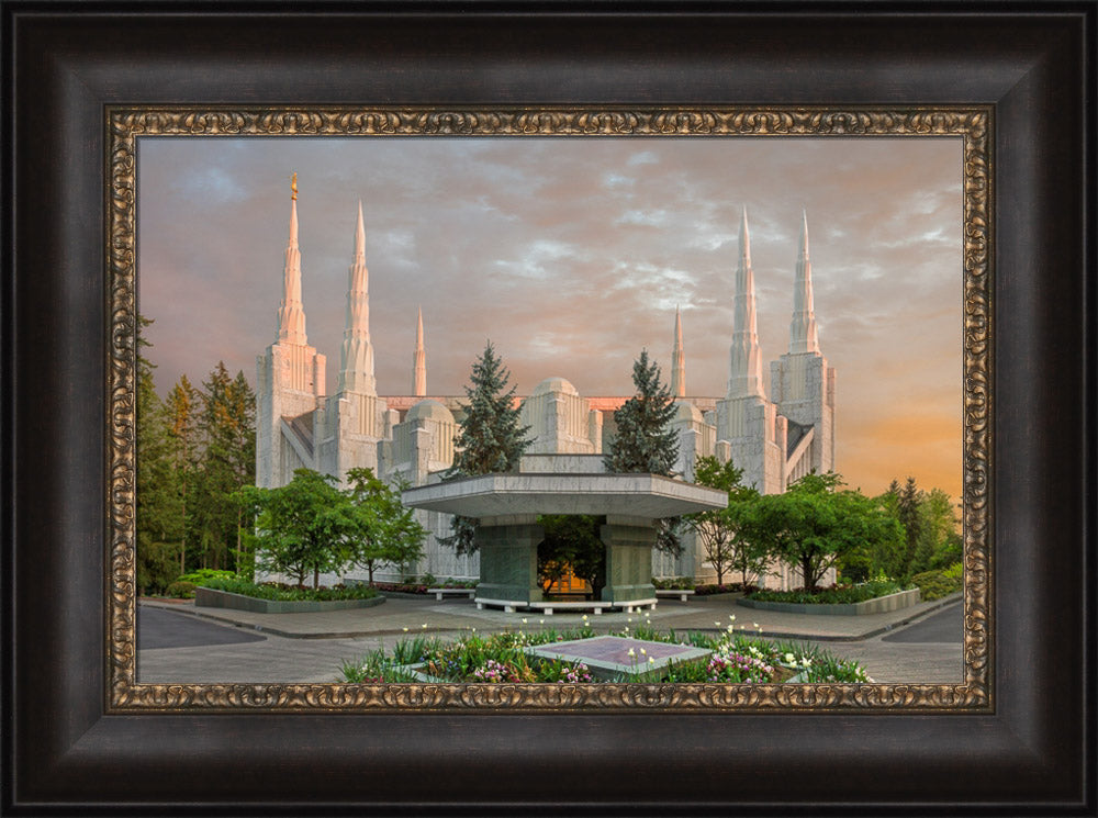 Portland Temple - Eventide by Robert A Boyd