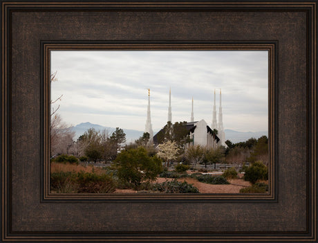 Las Vegas Temple - Desertscape by Robert A Boyd