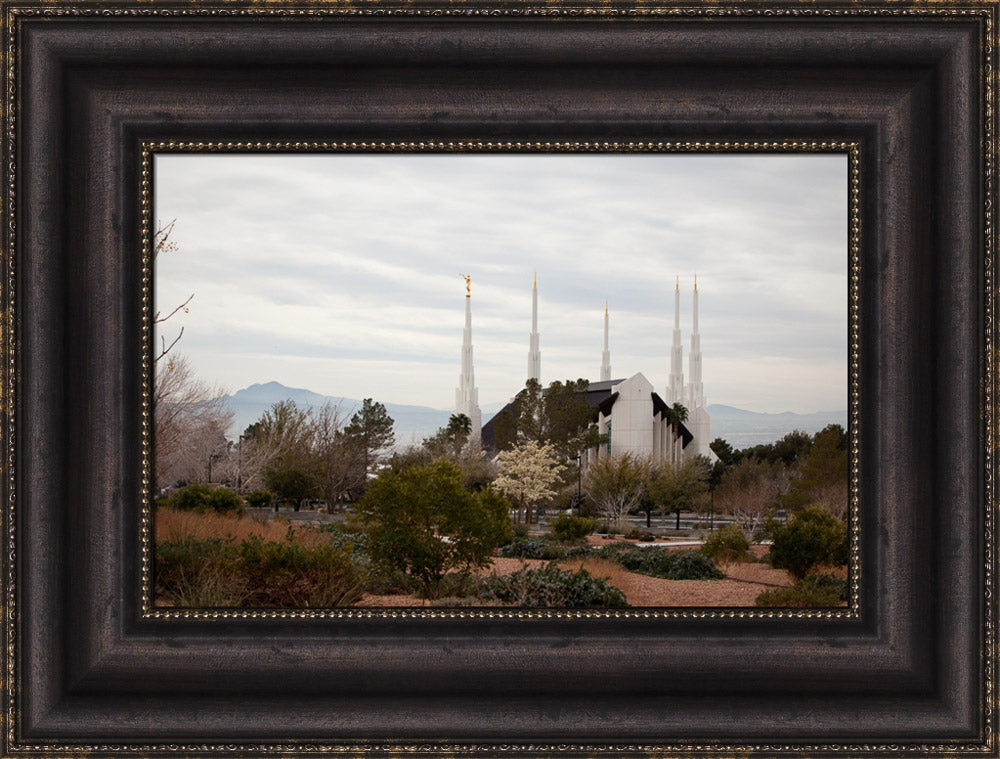 Las Vegas Temple - Desertscape by Robert A Boyd