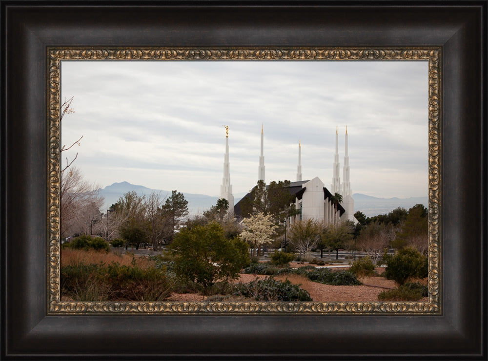 Las Vegas Temple - Desertscape by Robert A Boyd