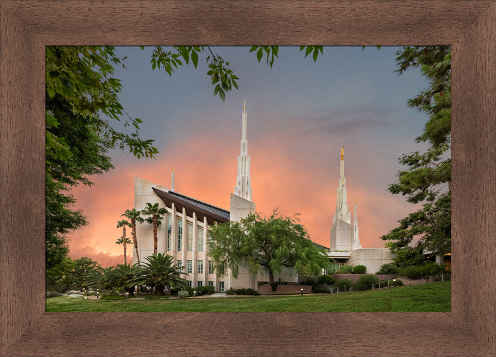 Las Vegas Temple - The Spirit is Burning by Robert A Boyd
