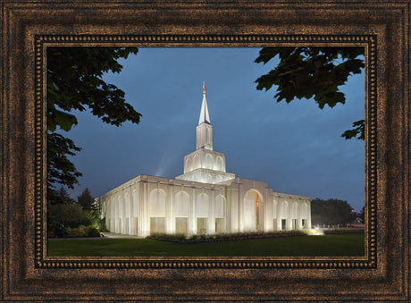 Toronto Temple - Evening by Robert A Boyd