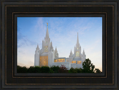 San Diego Temple - Spires by Robert A Boyd