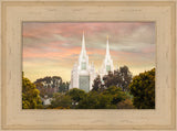 San Diego Temple - Yellow Skies by Robert A Boyd