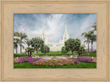 San Diego Temple - Chrome Series by Robert A Boyd