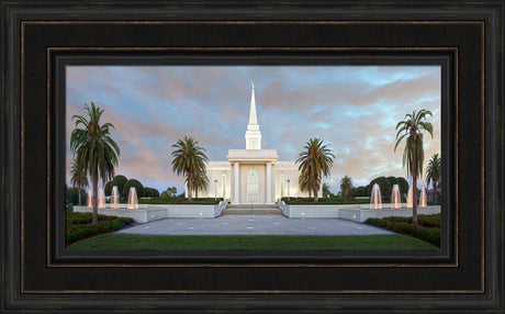 Orlando Temple - Orlando Temple Sunrise by Robert A Boyd