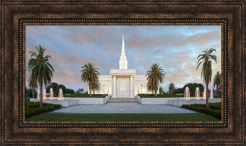 Orlando Temple - Orlando Temple Sunrise by Robert A Boyd