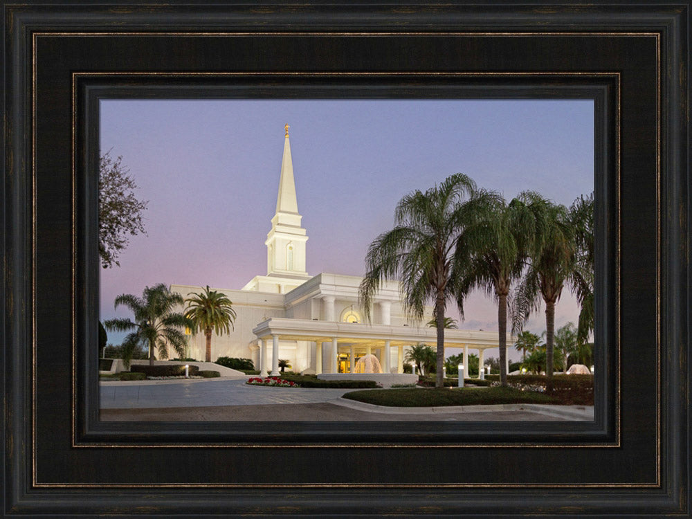 Orlando Temple - Evening Side View by Robert A Boyd