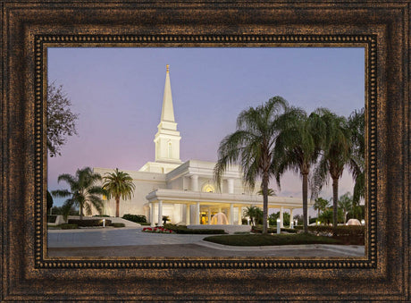 Orlando Temple - Evening Side View by Robert A Boyd