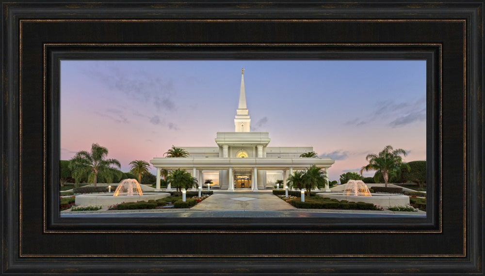 Orlando Temple - Fountains by Robert A Boyd