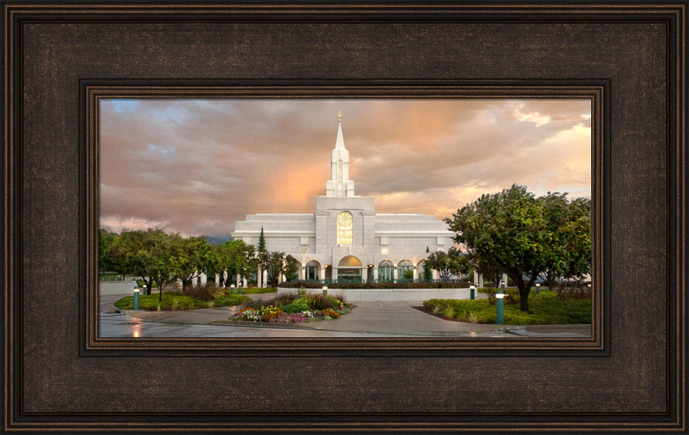 Bountiful Temple - Clearing Storm by Robert A Boyd