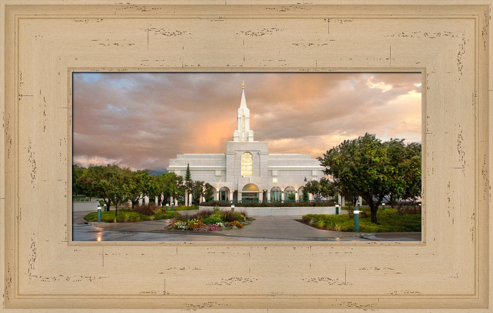 Bountiful Temple - Clearing Storm by Robert A Boyd