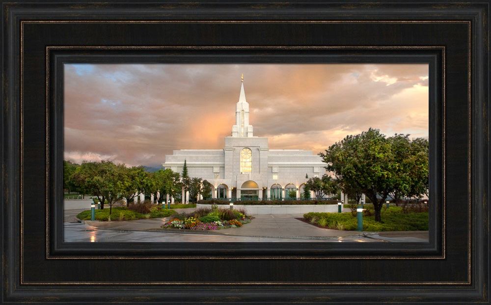 Bountiful Temple - Clearing Storm by Robert A Boyd