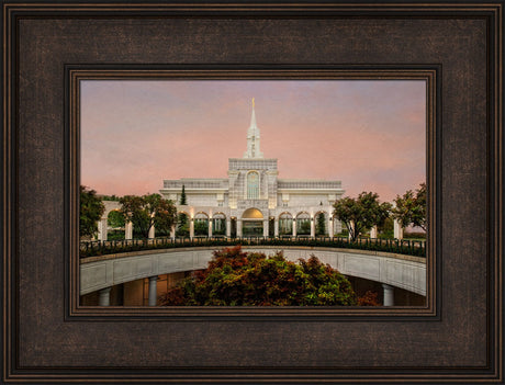 Bountiful Temple - Fall Atrium by Robert A Boyd