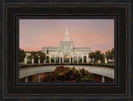 Bountiful Temple - Fall Atrium by Robert A Boyd