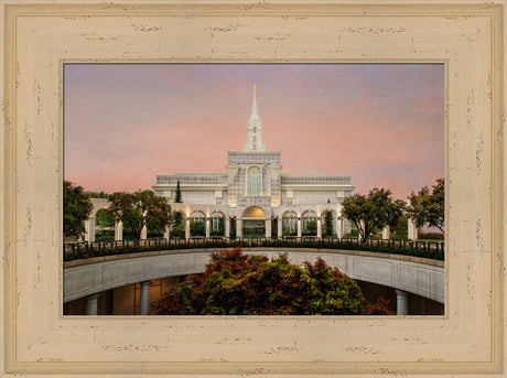 Bountiful Temple - Fall Atrium by Robert A Boyd