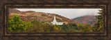 Bountiful Temple - Fall Mountains by Robert A Boyd