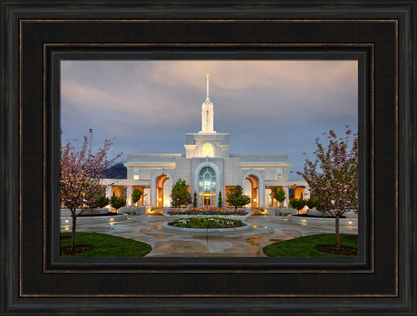 Mt Timpanogos Temple - Eventide by Robert A Boyd