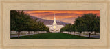 Mt Timpanogos Temple - Sunrise Wide Panoramic by Robert A Boyd