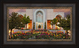 Mt Timpanogos Temple - Blooming Spring by Robert A Boyd